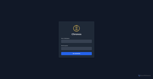 Security scan screenshot of http://chronos.apajak.fr/