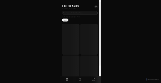 Security scan screenshot of http://highonwalls.pages.dev/