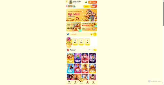 Security scan screenshot of https://95pg09.com/