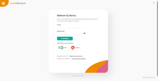Security scan screenshot of https://status.xerius.be