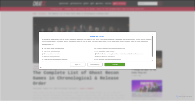 Security scan screenshot of https://www.cheatcc.com/articles/the-complete-list-of-ghost-recon-games-in-chronological-release-order/