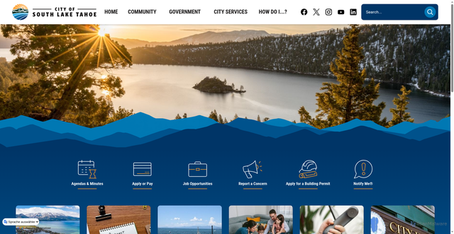 Security scan screenshot of https://cityofslt.gov/