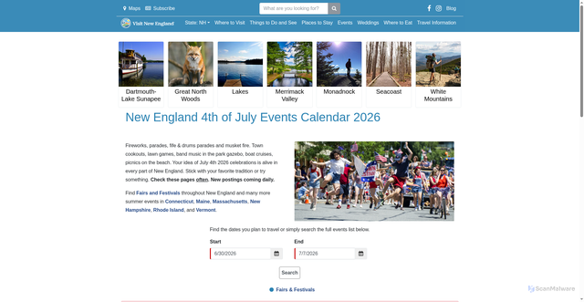 Security scan screenshot of https://www.visit-newhampshire.com/state/july-4-events/events/