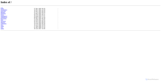 Security scan screenshot of https://download.videolan.org