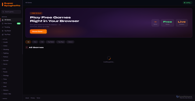 Security scan screenshot of https://spookyspaghetto-aquqtl2rz7.edgeone.app/