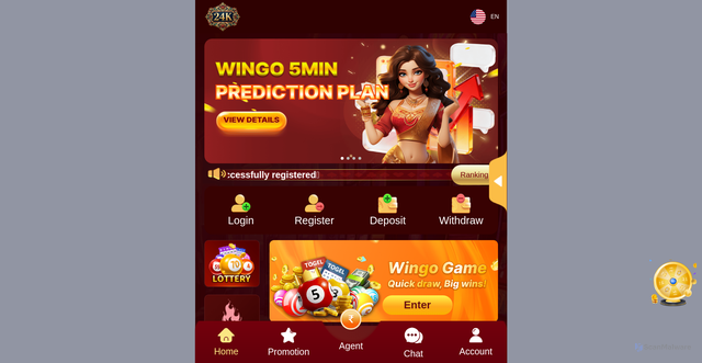 Security scan screenshot of https://24kstake4.win/