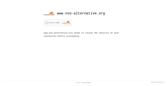 Security scan screenshot of https://nvo-alternative.org