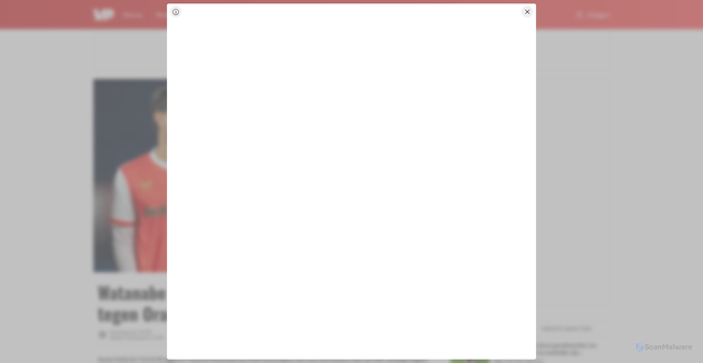 Security scan screenshot of https://www.voetbalprimeur.be/nieuws/2100436/ayase-ueda-en-tsuyoshi-watanabe-geloven-in-wk-stunt-met-japan.html