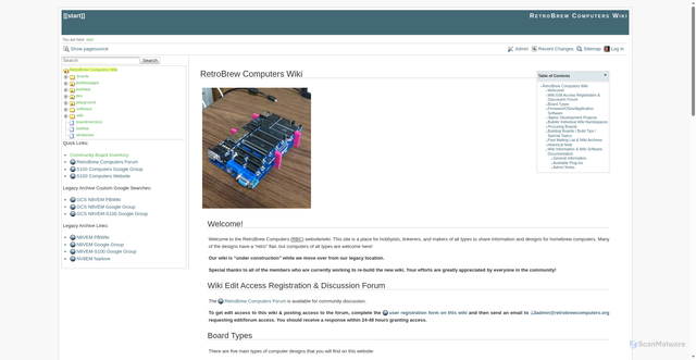 Security scan screenshot of https://www.retrobrewcomputers.org