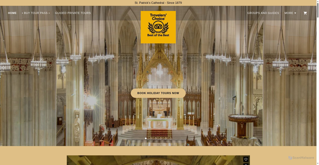 Security scan screenshot of https://museumpatron.org/