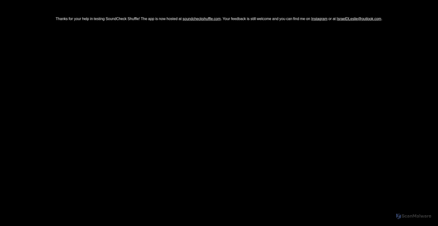 Security scan screenshot of https://soundcheckshuffle-ekt1lh4a8g.edgeone.dev/
