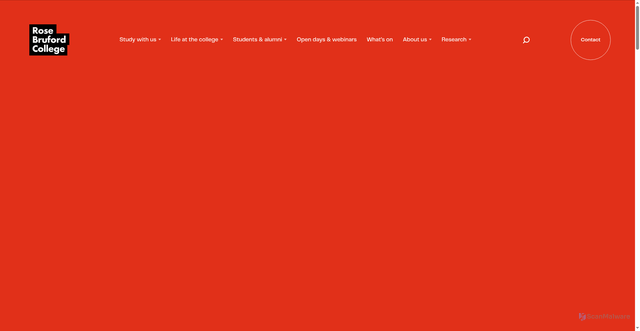 Security scan screenshot of http://www.bruford.ac.uk
