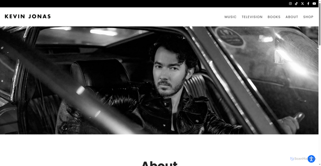 Security scan screenshot of https://kevinjonas.com/about