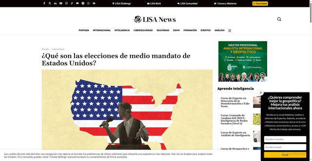 Security scan screenshot of https://www.lisanews.org/internacional/que-son-las-elecciones-de-medio-mandato-de-estados-unidos/
