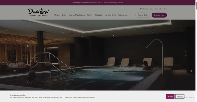 Security scan screenshot of https://davidlloyd.co.uk