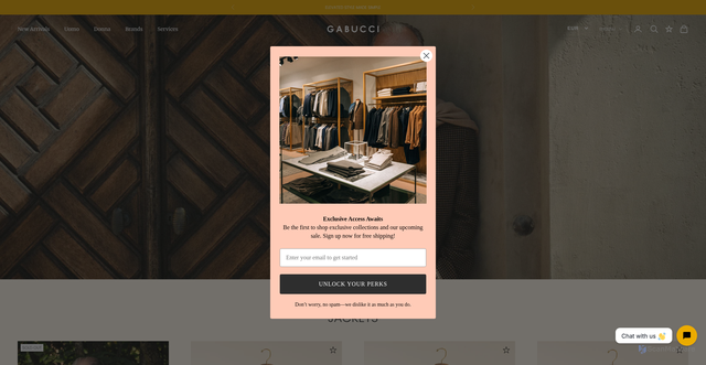 Security scan screenshot of https://gabuccistore.se