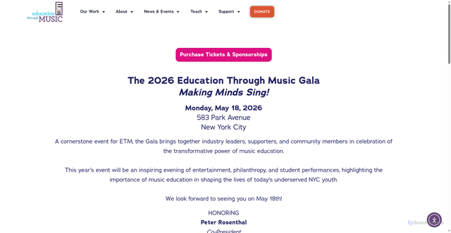 Security scan screenshot of https://etmonline.org/gala/