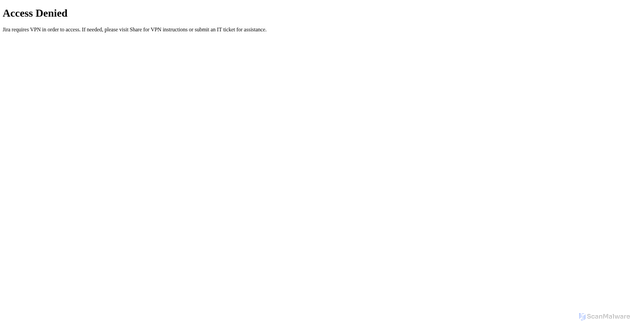 Security scan screenshot of https://jira.veevadev.com