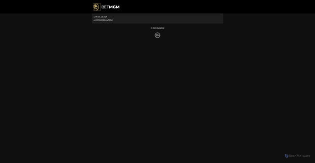 Security scan screenshot of https://api.pa.betmgm.com