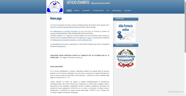 Security scan screenshot of https://www.atosondrio.it/