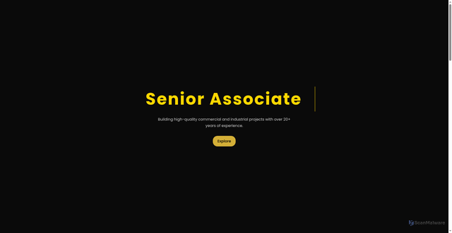 Security scan screenshot of https://seniorassociatebuild-ocx93upn4a.edgeone.app/
