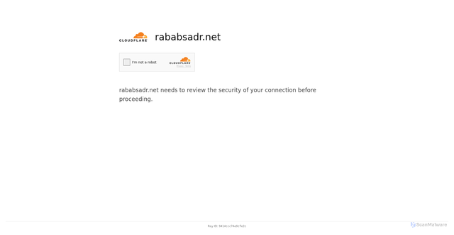 Security scan screenshot of https://rababsadr.net