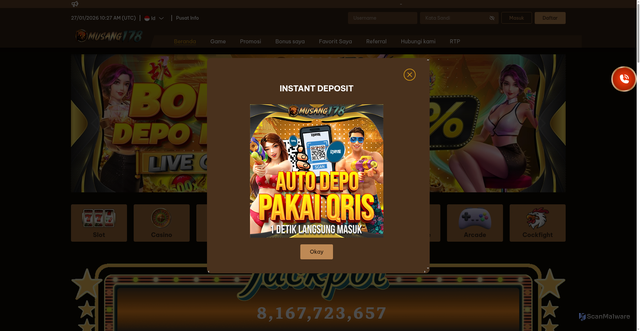 Security scan screenshot of https://musang178alter.com/