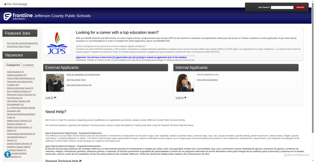 Security scan screenshot of https://www.applitrack.com/jefferson/onlineapp/