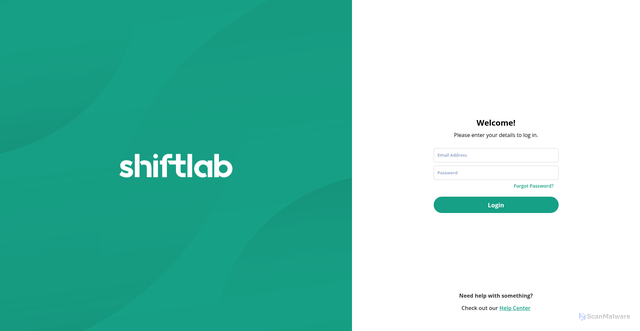 Security scan screenshot of https://204796.myshiftlab.app