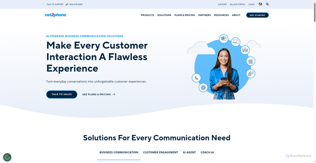 Security scan screenshot of https://ucontactcloud.com