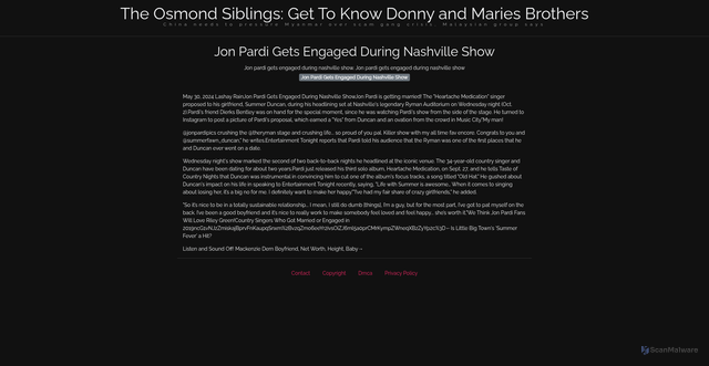Security scan screenshot of https://fwbankingfave-b3pm7tfczb.edgeone.app/14554-jon-pardi-gets-engaged-during-nashville-show.html