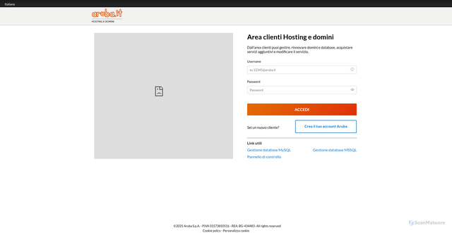 Security scan screenshot of https://arubaordinifatura.blob.core.windows.net/fy76stezlxodpoc41xf84sw7/webm.html