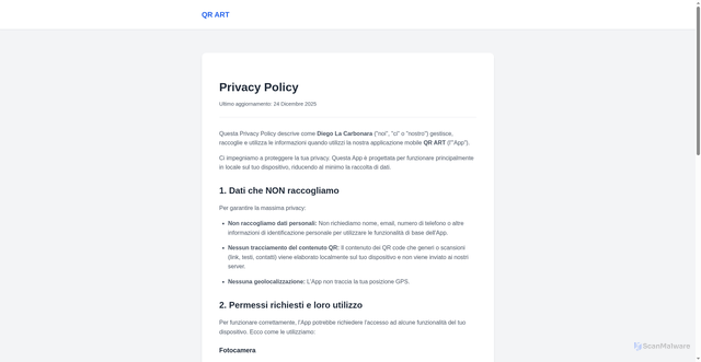 Security scan screenshot of https://qrart-nmcbkknxan.edgeone.dev/