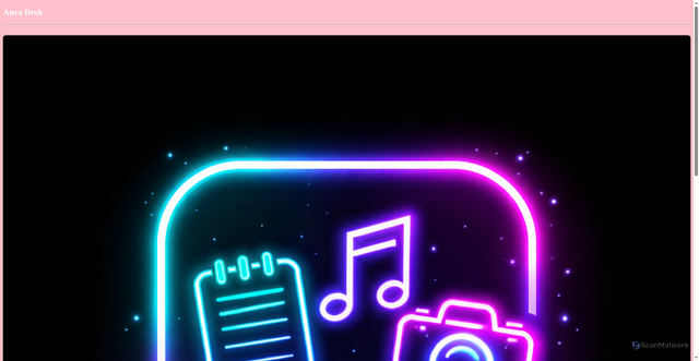 Security scan screenshot of https://auradesk-download-pezzyzmdbt.edgeone.app/