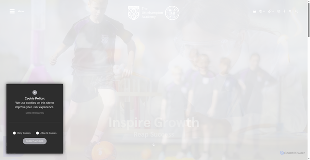 Security scan screenshot of https://www.tla.woodard.co.uk/