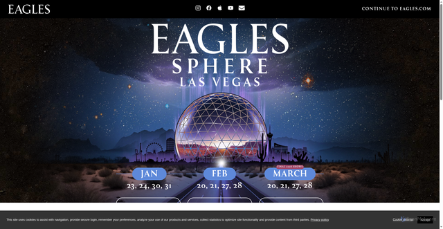 Security scan screenshot of https://eagles.com/