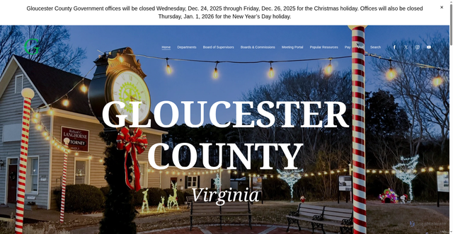 Security scan screenshot of https://gloucesterva.gov/