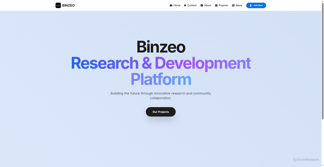 Security scan screenshot of https://binzeo369-j4i4tth6py.edgeone.app/