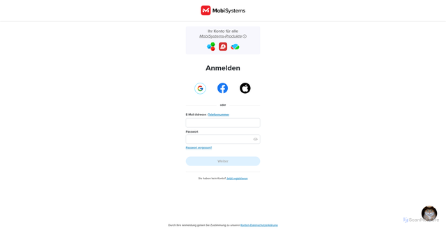 Security scan screenshot of https://test.mobidrive.com