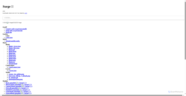 Security scan screenshot of https://config-4b11eadzli.edgeone.dev/