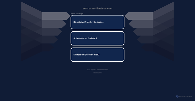 Security scan screenshot of https://suivre-mes-livraison.com/