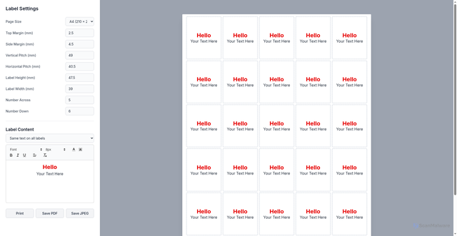 Security scan screenshot of https://novajet-0yw0tjrnh2.edgeone.app/
