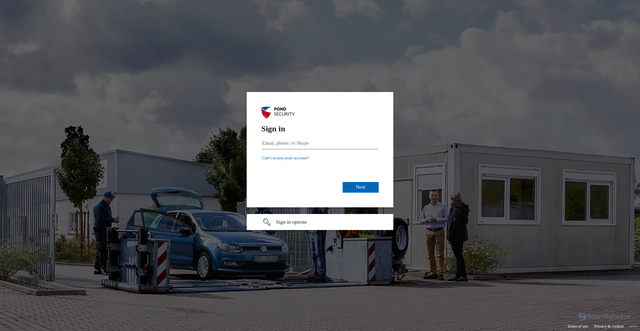 Security scan screenshot of https://invoice.pond.squeeze.one/documents/autologin/login;cnvid=5gLQXR8o9cmyoPga?pri=100611&lang=de