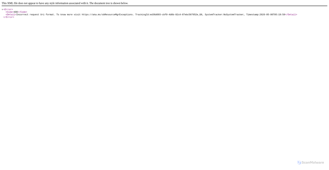 Security scan screenshot of https://ns-prod-bl3-012.eastus.cloudapp.azure.com