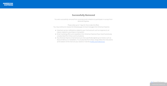 Security scan screenshot of https://aexpfeedback.ca1.qualtrics.com/jfe/form/SV_ac4INsjAfCcflkh?Language=EN