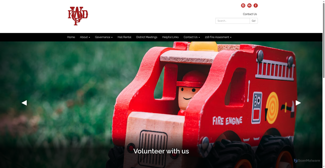 Security scan screenshot of https://www.willowoakfire.gov/