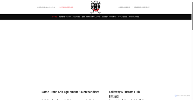 Security scan screenshot of https://golfswitch.com