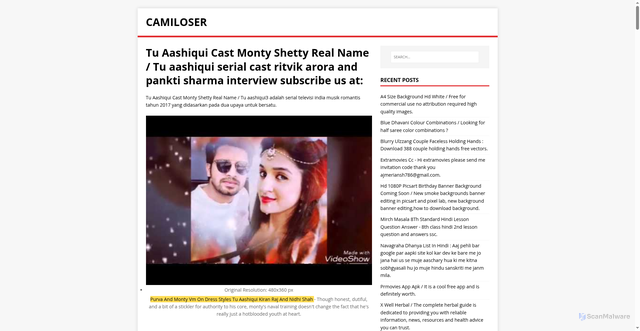 Security scan screenshot of https://resolima.pages.dev/posts/tu-aashiqui-cast-monty-shetty-real-name/
