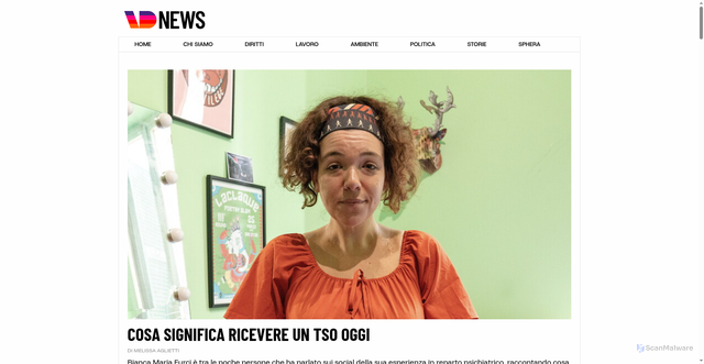 Security scan screenshot of https://www.vdnews.it