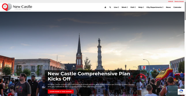 Security scan screenshot of https://www.newcastlepa.org/